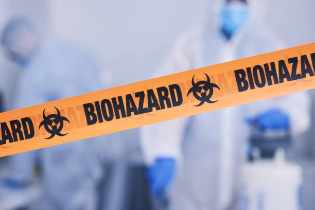 Professional Biohazard technician working in Lamar, AR